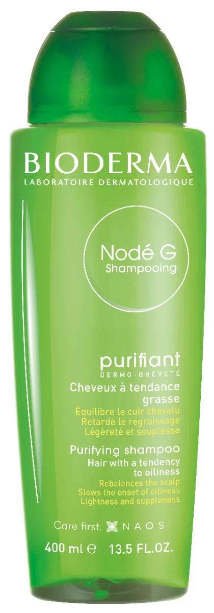 Bioderma Nodé G Shampooing szampon oczyszczający do włosów przetłuszczających się, 400 ml