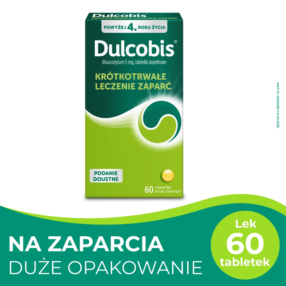 Dulcobis 5 mg 60 tabletek dojelitowych