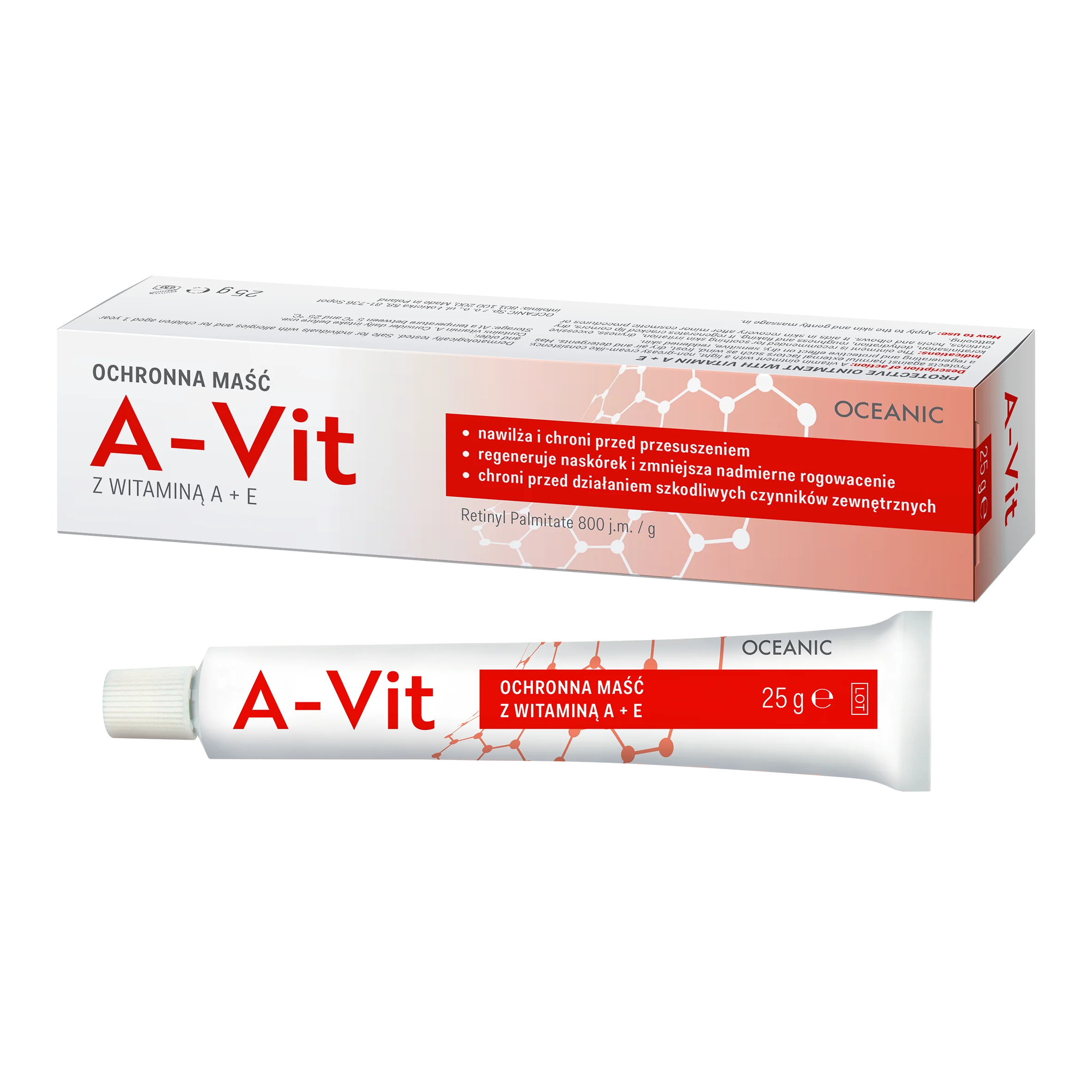 A-Vit ochronna maść z witaminą A + E 25 g