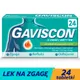 Gaviscon o smaku mięty TAB, 24 tabletki do rozgryzania i żucia