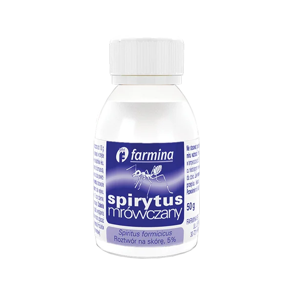 Farmina Spirytus mrówczany 5% roztwór na skórę, 50 g