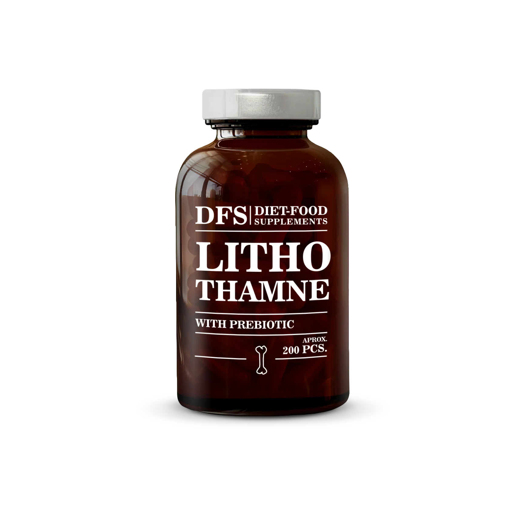DIET-FOOD Lithothamne czerwone algi morskie z prebiotykiem ok. 200 kapsułek