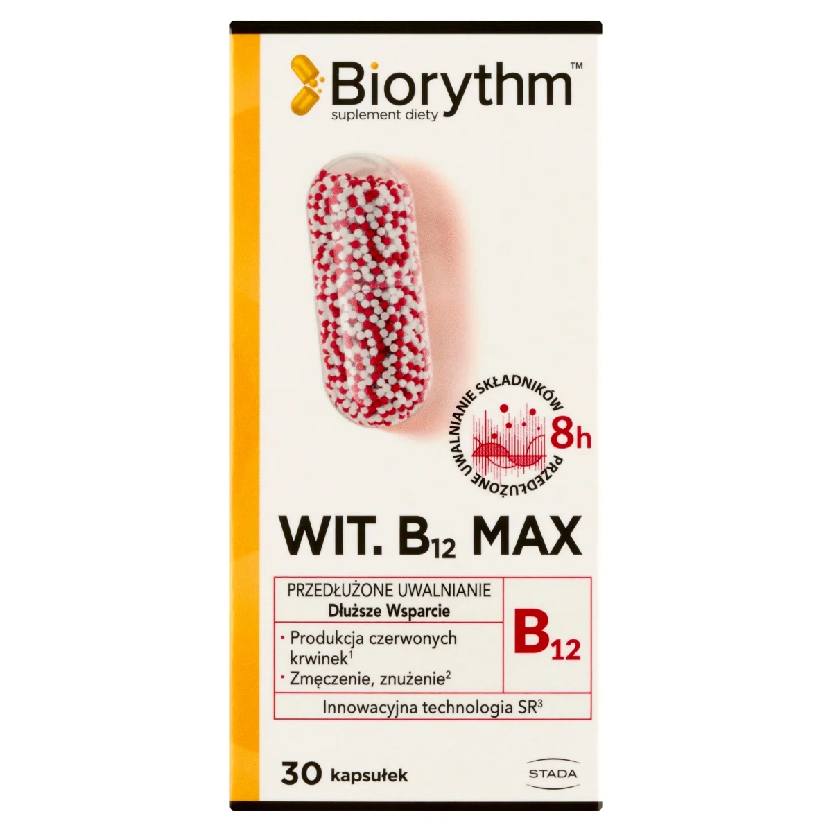 BIOrythm Witamina B12 Max 30 kapsułek