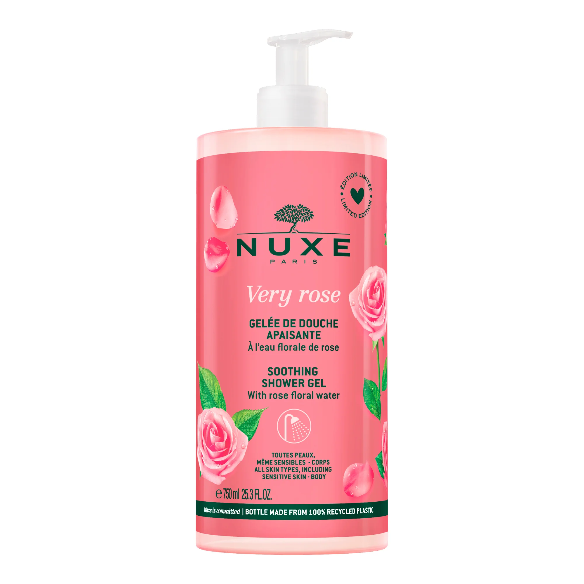Nuxe Very Rose różany żel pod prysznic, 750 ml