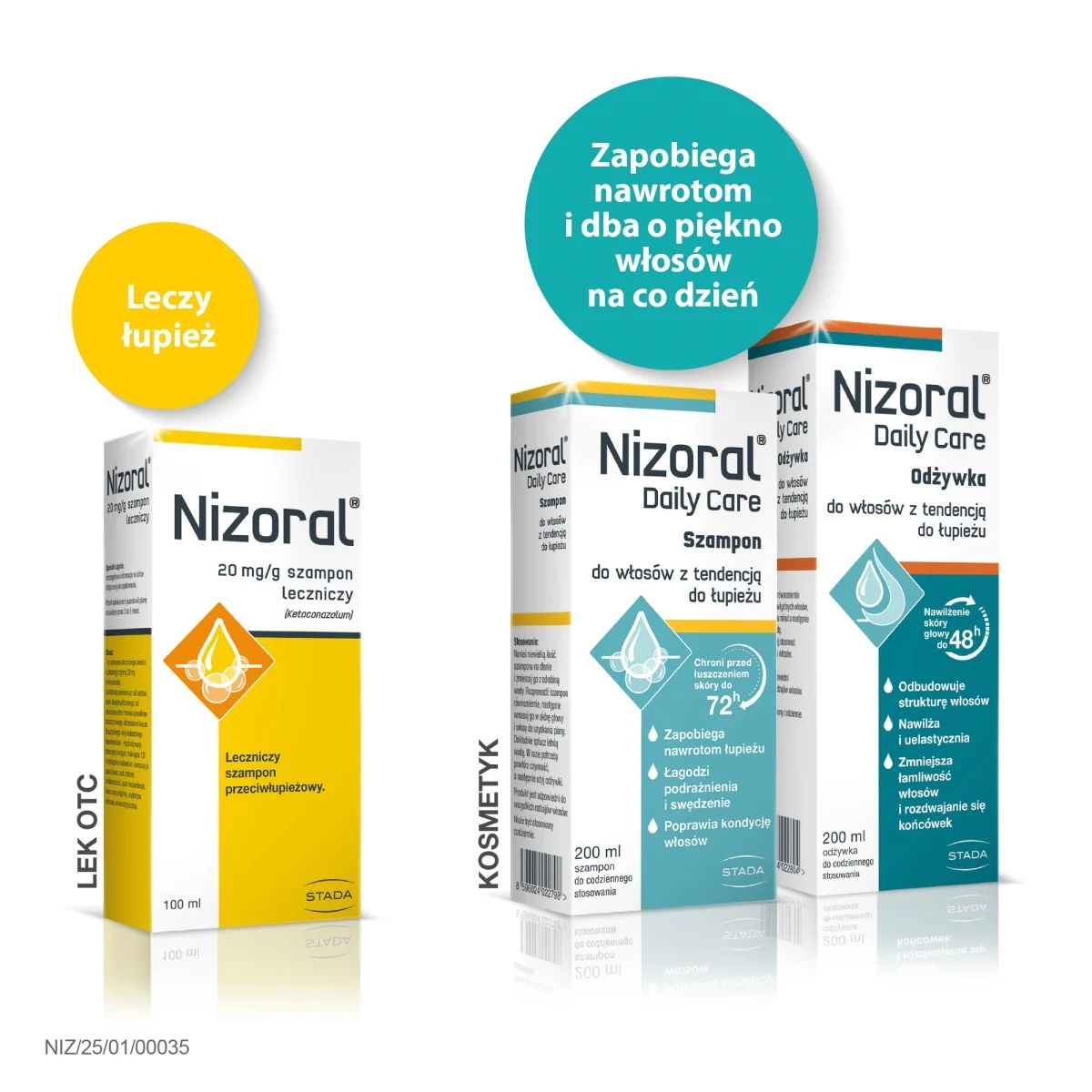 Nizoral (20 mg/g), szampon leczniczy, 100 ml