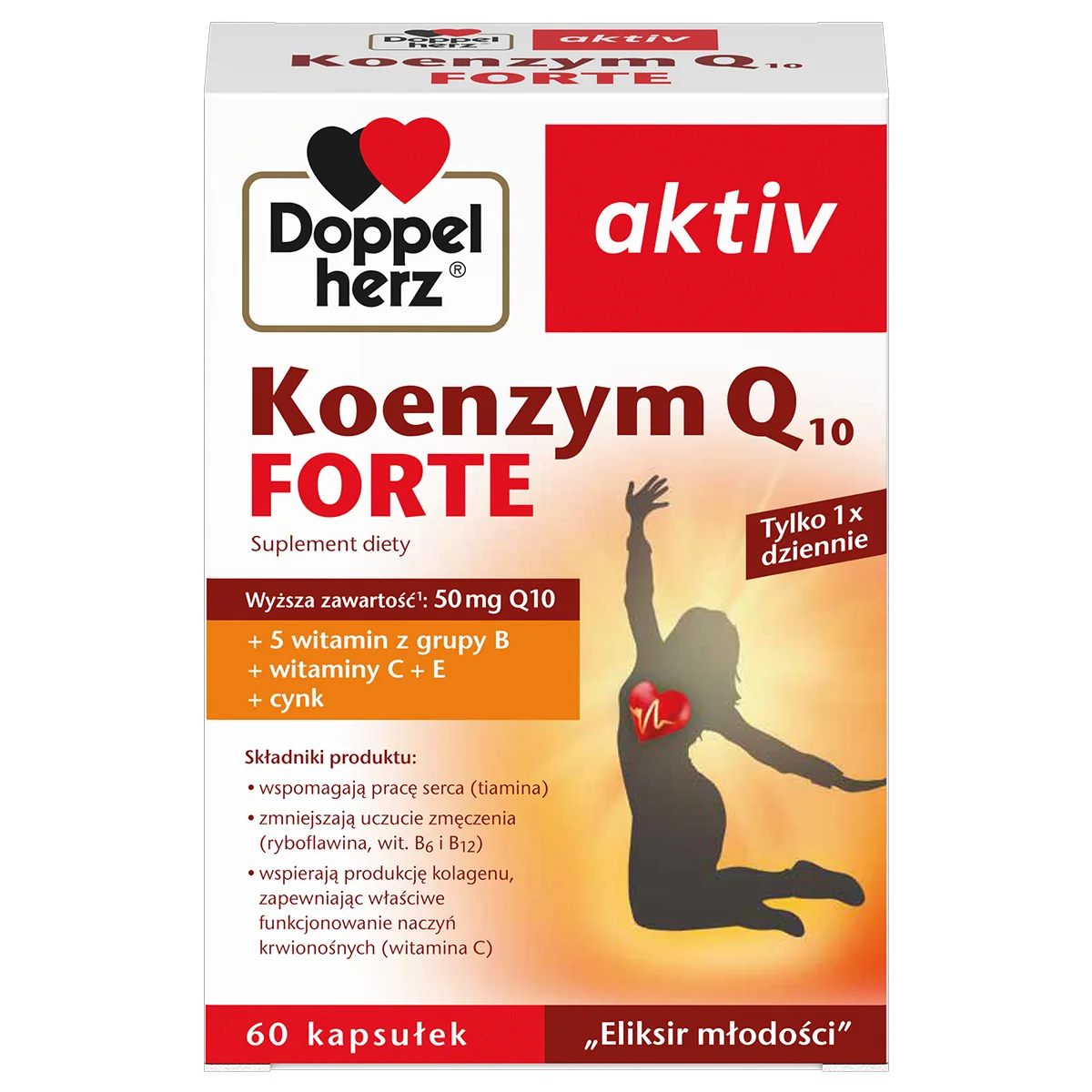 Doppelherz Aktiv Koenzym Q10 Forte 60 kapsułek