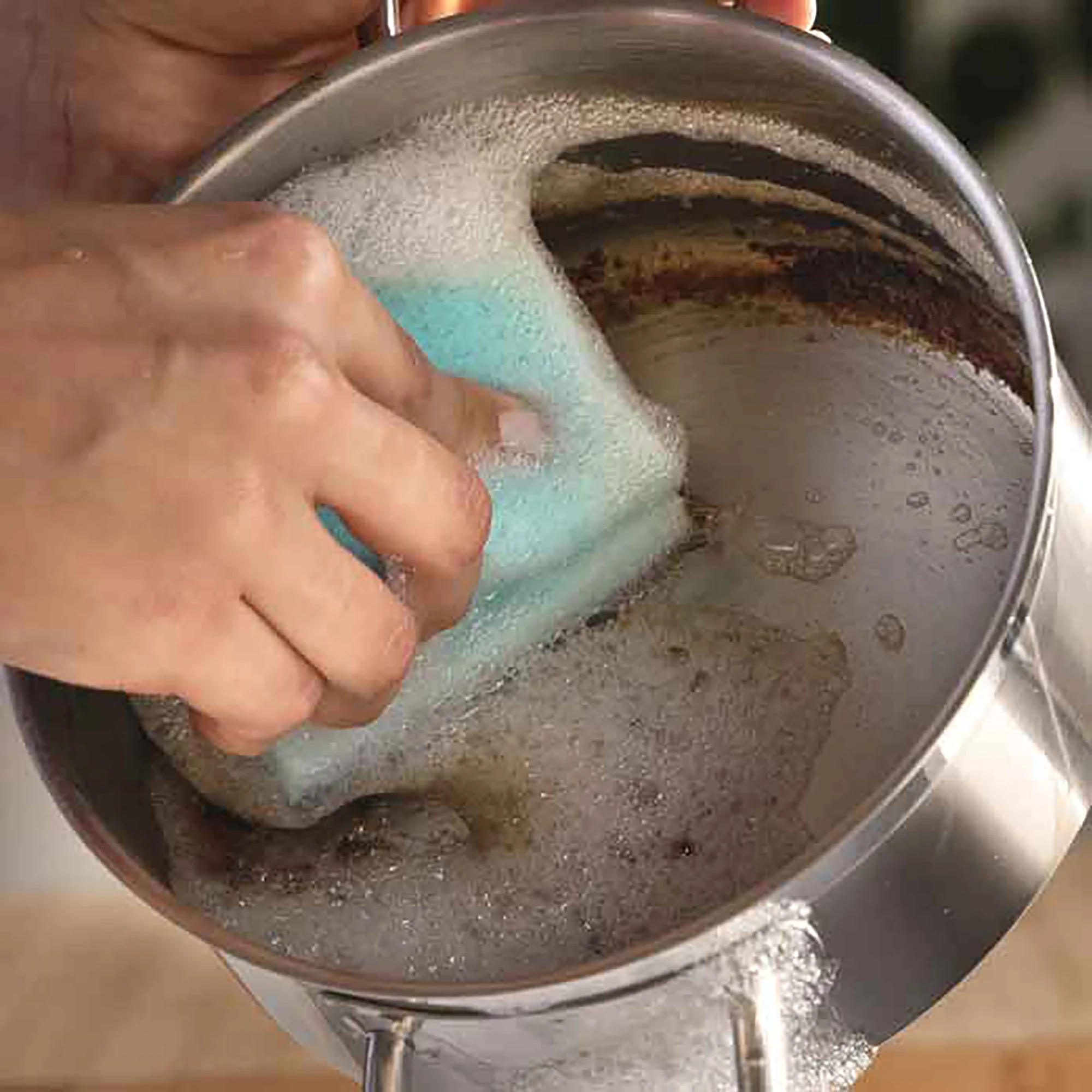 Vileda Pro Clean zmywak profilowany z enzymami, 3 sztuki