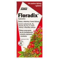 Floradix, suplement diety, 84 tabletki