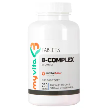 MyVita, Witamina B Complex 100%, suplement diety, 250 tabletek 