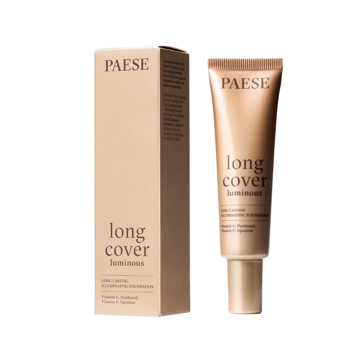 Paese Long Cover Luminous podkład Beige 1,5, 30 ml