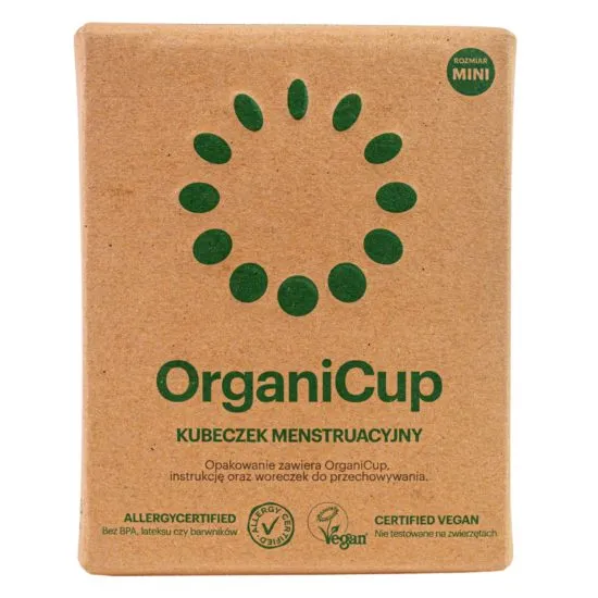 OrganiCup kubeczek menstruacyjny rozmiar mini, 1 szt. 