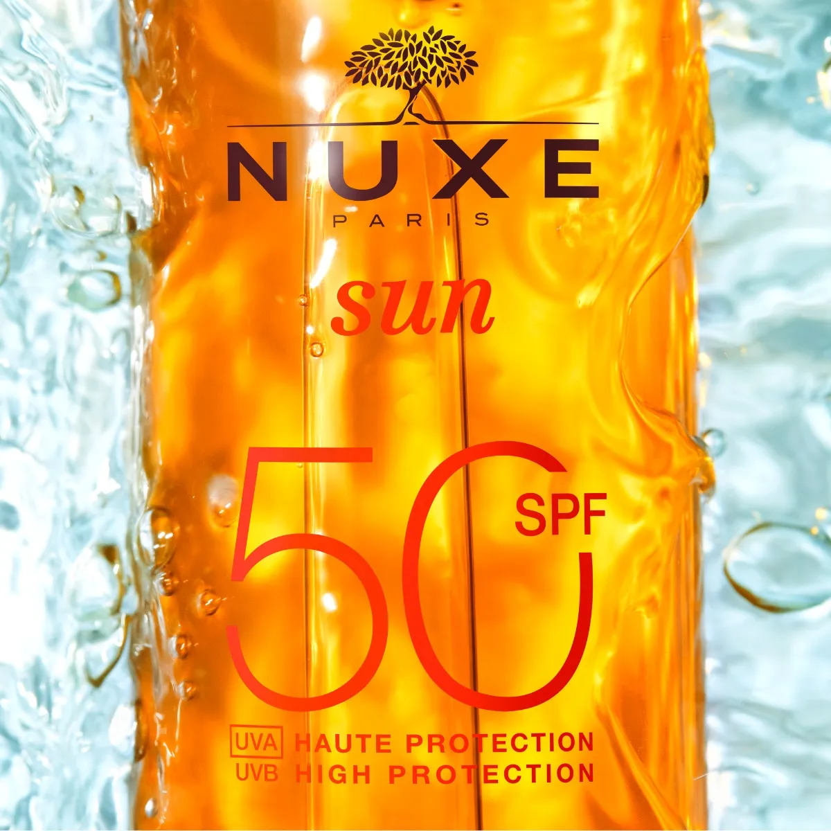 Nuxe Sun olejek do opalania twarzy i ciała SPF50, 150 ml 