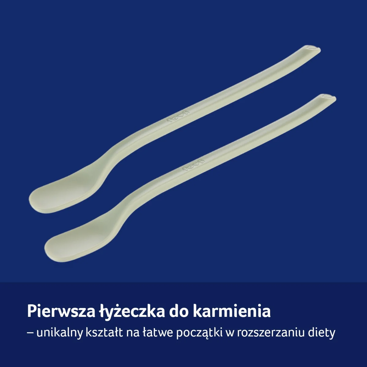 LOVI Pierwsza łyżeczka do karmienia pistachio, 2 sztuki