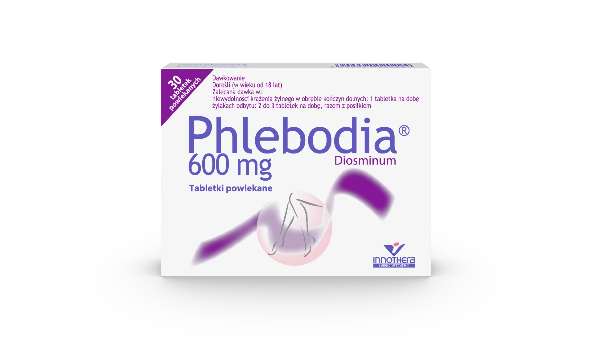 Phlebodia 600mg, 30 tabletek powlekanych