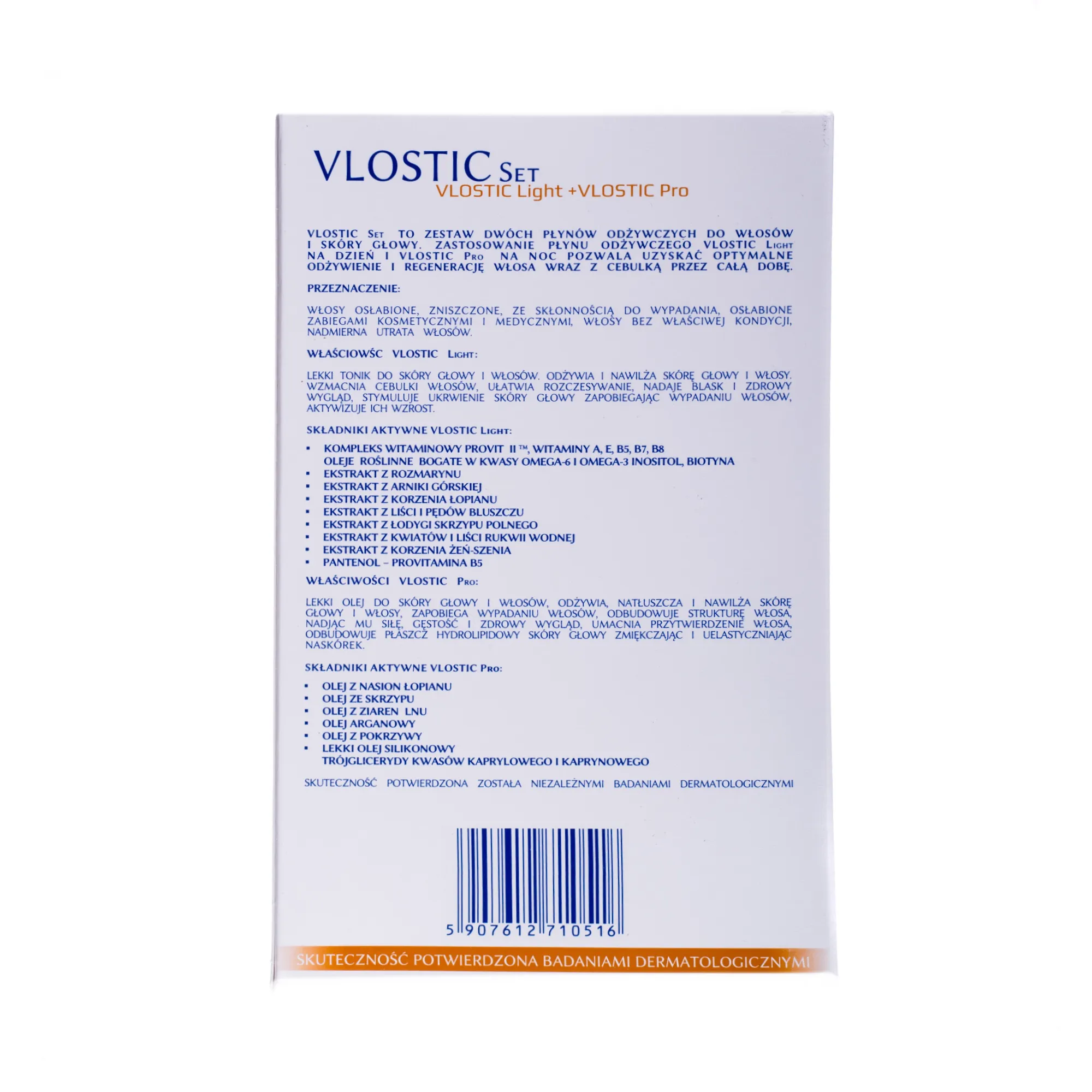 Lefrosch Vlostic Set, płyn vitalizer do włosów i skóry głowy, 100 ml + 50 ml 