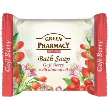 Green Pharmacy mydło w kostce, goji i olejek migdałowy, 100 g