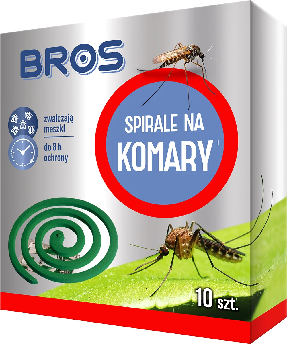 Bros spirale na komary, 10 sztuk