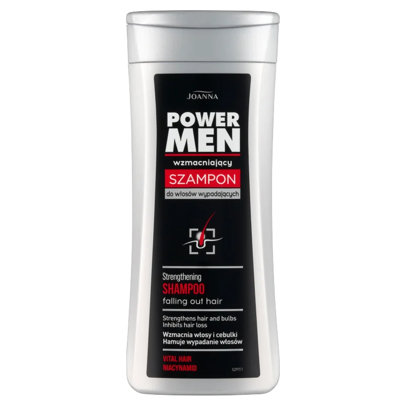 Joanna POWER MAN szampon do włosów dla mężczyzn wzmacniający, 200 ml