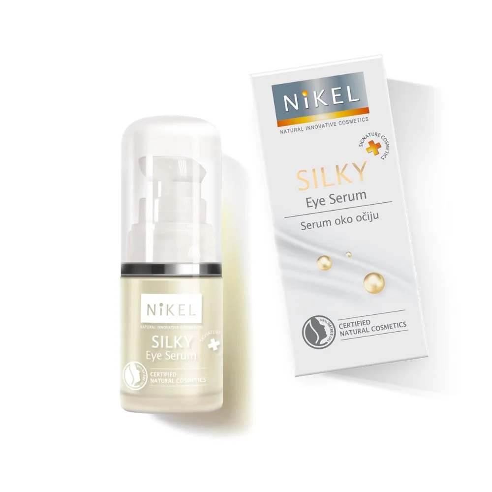 Nikel Silky przeciwstarzeniowe serum pod oczy, 15 ml