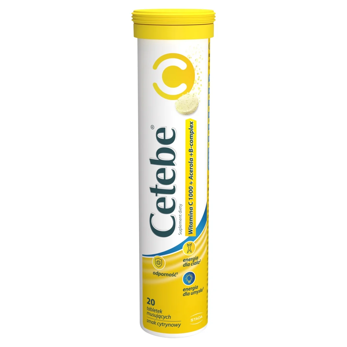 Cetebe Witamina C 1000 mg 20 tabletek musujących