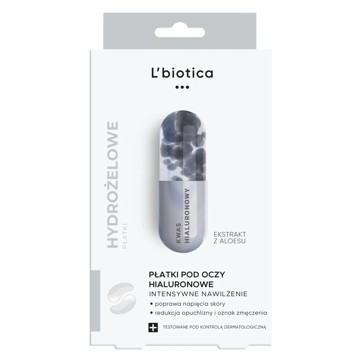 L'biotica nawilżające płatki pod oczy, 3 x 2 szt.