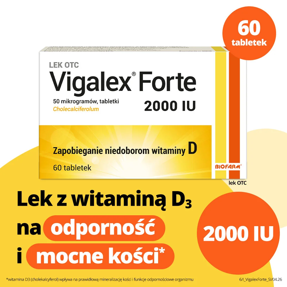Vigalex Forte  2000 I.U. 60 tabletek