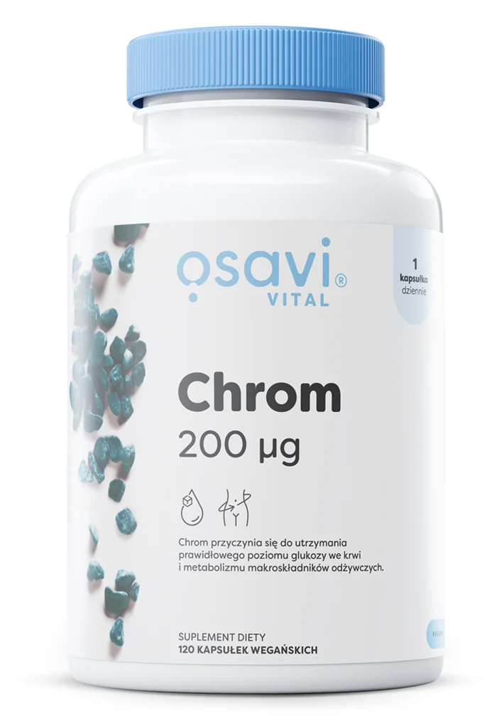 Osavi Chrom 200 µg 120 kapsułek wegańskich