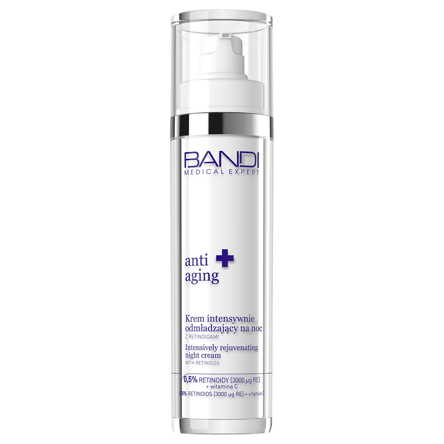 Bandi Anti Aging krem intensywnie odmładzający na noc z retinoidami, 50 ml