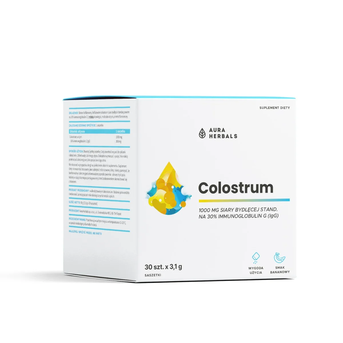 Colostrum 1000 mg 30 saszetek