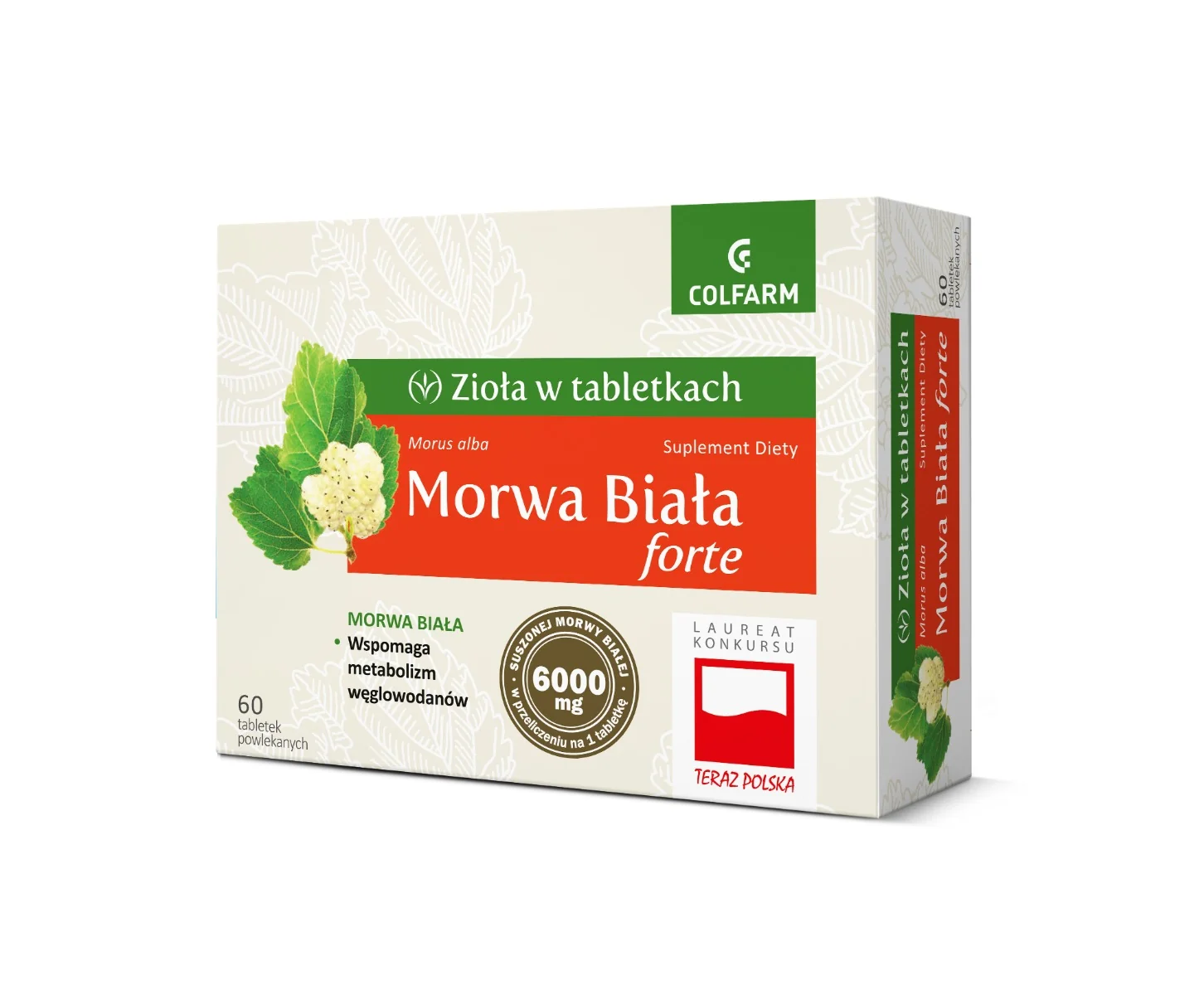 Morwa Biała Forte 60 tabletek powlekanych