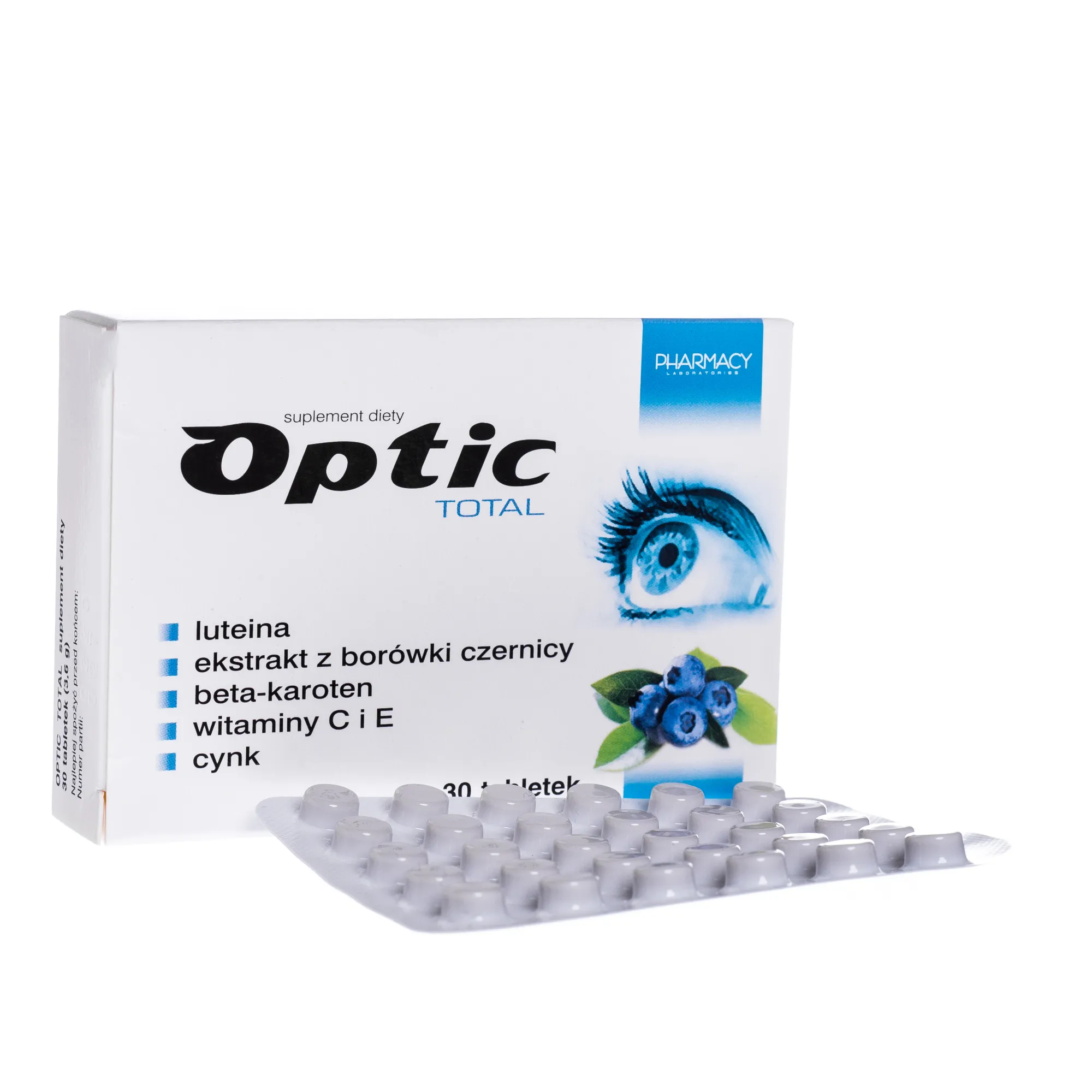 Optic Total, suplement diety, 30 tabletek