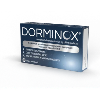 Dormix Dorminox 12,5 mg 14 tabletek powlekanych| drmax.pl | Dr. Max