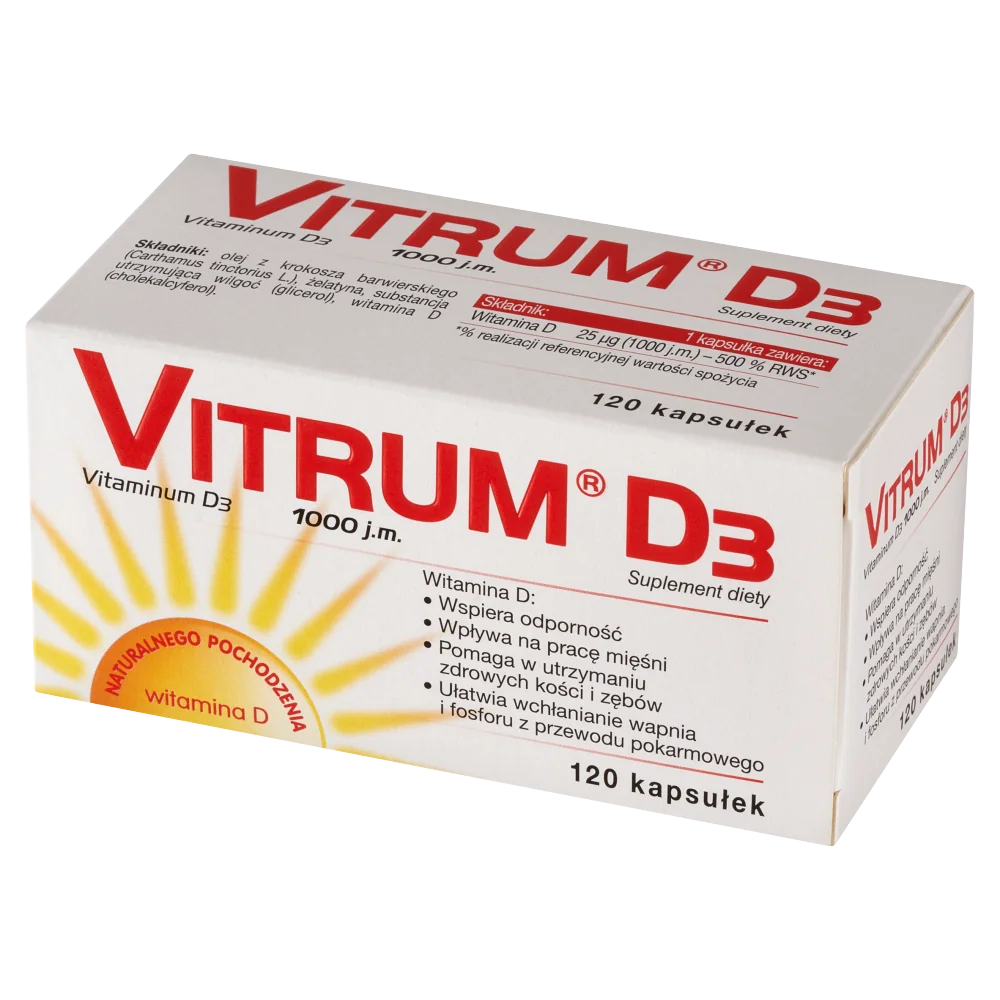 Vitrum D3 120 kapsułek