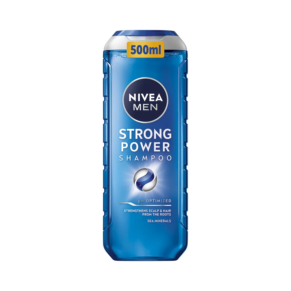 Nivea Men Strong Power szampon, 500 ml