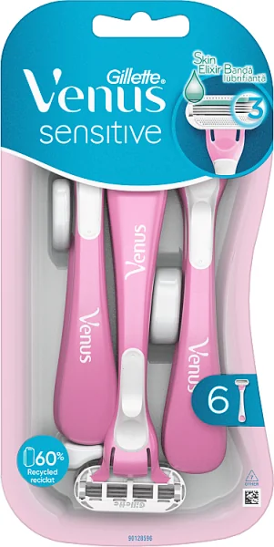Gillette Venus Sensitive maszynki jednorazowe, 6 sztuk