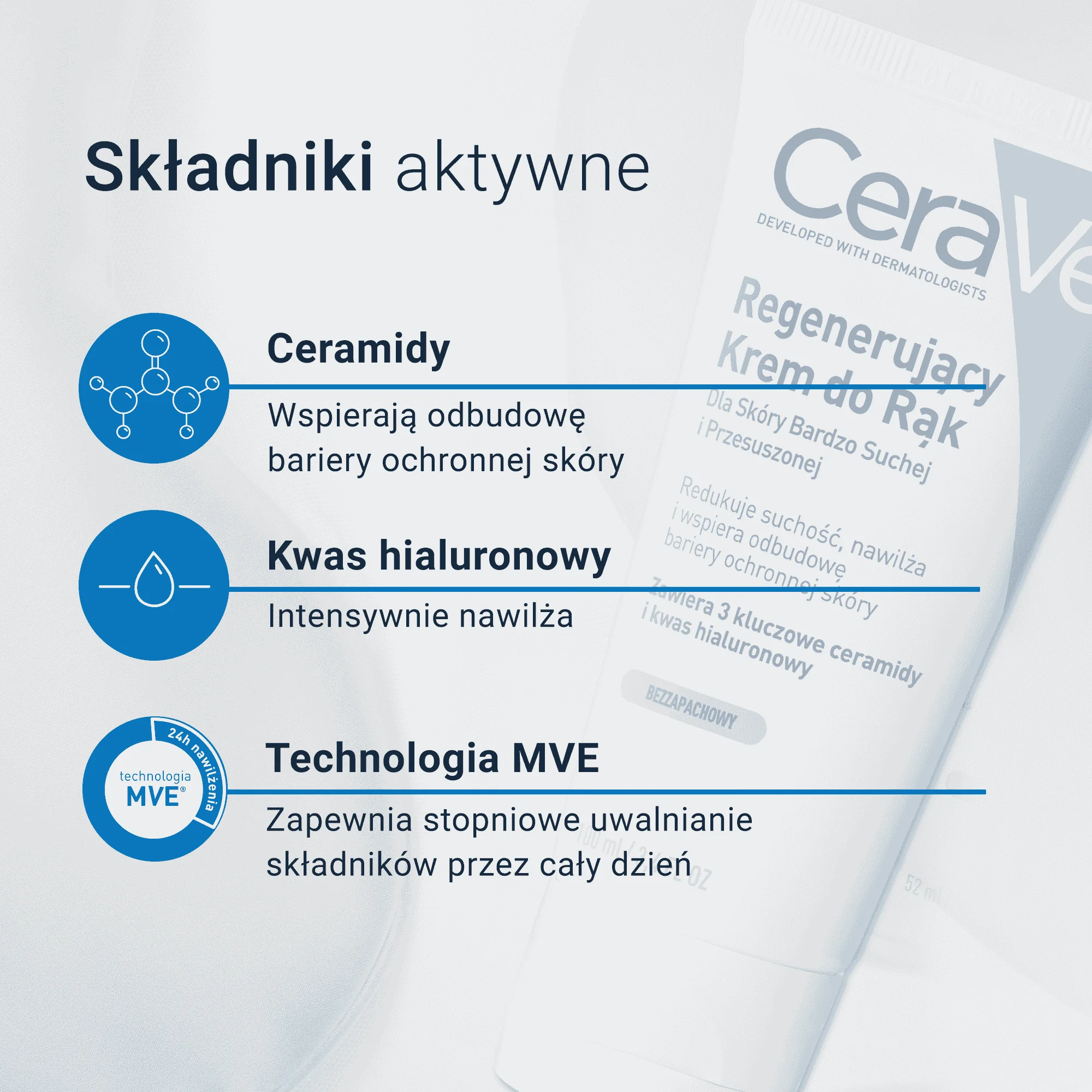 CeraVe regenerujący krem do rąk, 100 ml