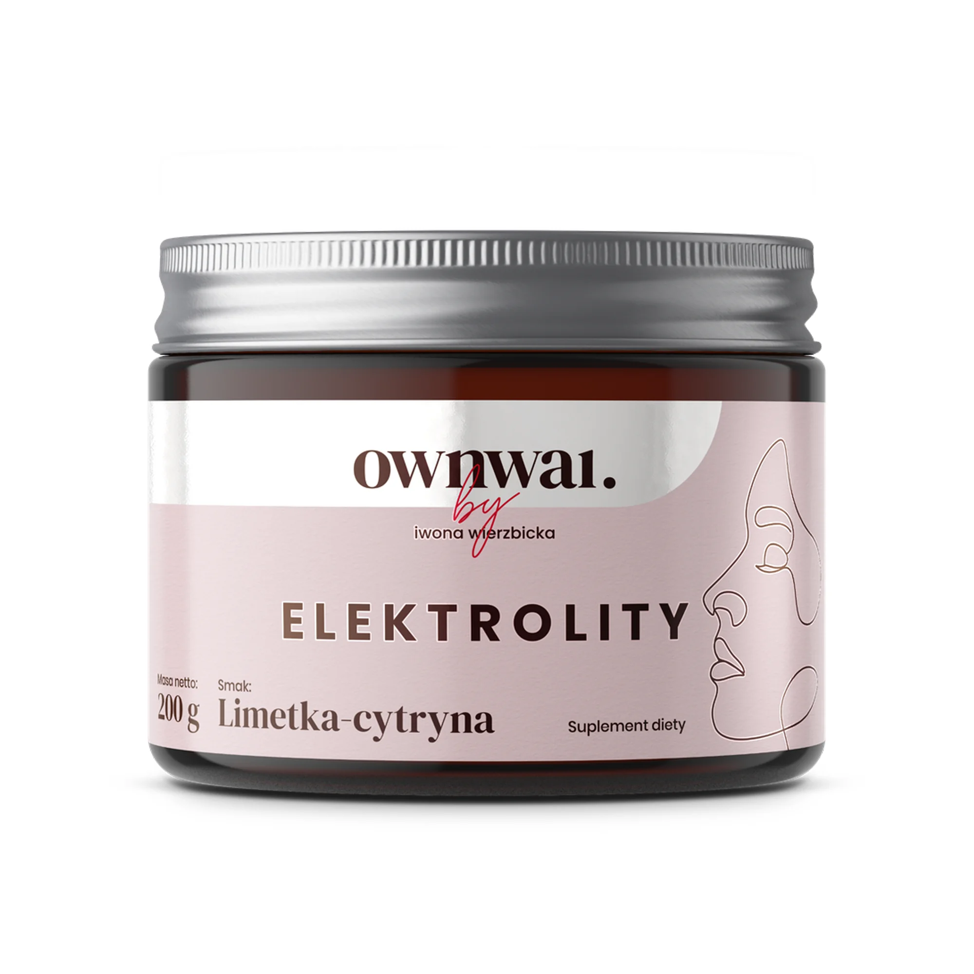 Ownwai Elektrolity smak limetka-cytryna, proszek, 200 g