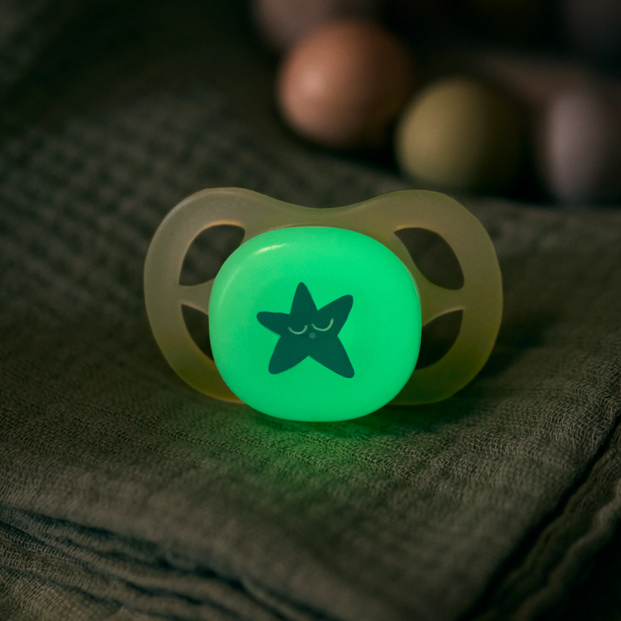 Philips Avent Ultra Start Nighttime świecący w ciemności ortodontyczny smoczek uspokajający 0-2 m, 2 sztuki