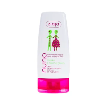 Ziaja Nuno, maska z zieloną glinką, cera zanieczyszczona, 60 ml