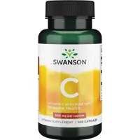 Swanson Witamina C z dziką różą 500 mg, suplement diety, 250 kapsułek