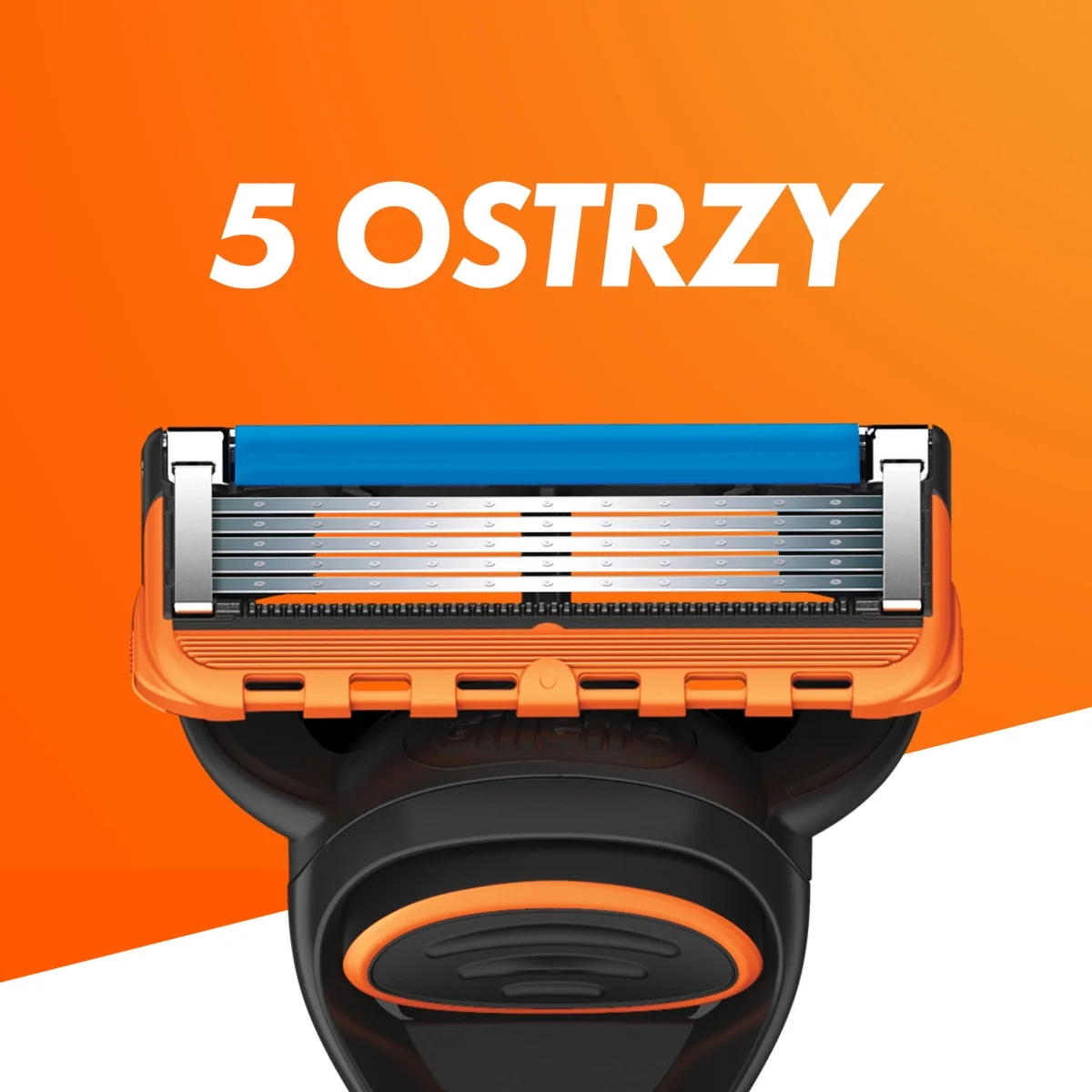 Gillette Fusion5 Power maszynka do golenia dla mężczyzn, 1 maszynka, 10 ostrzy wymiennych