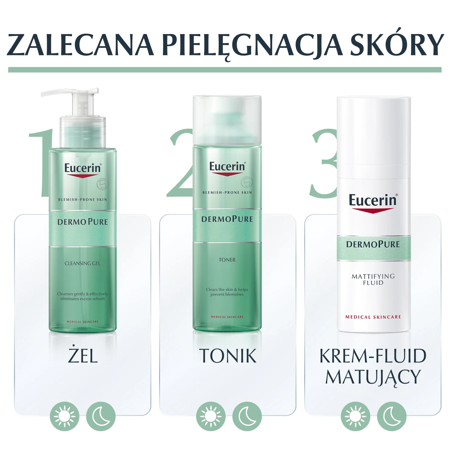 Eucerin DermoPure tonik do twarzy dla skóry tłustej i trądzikowej, 200 ml