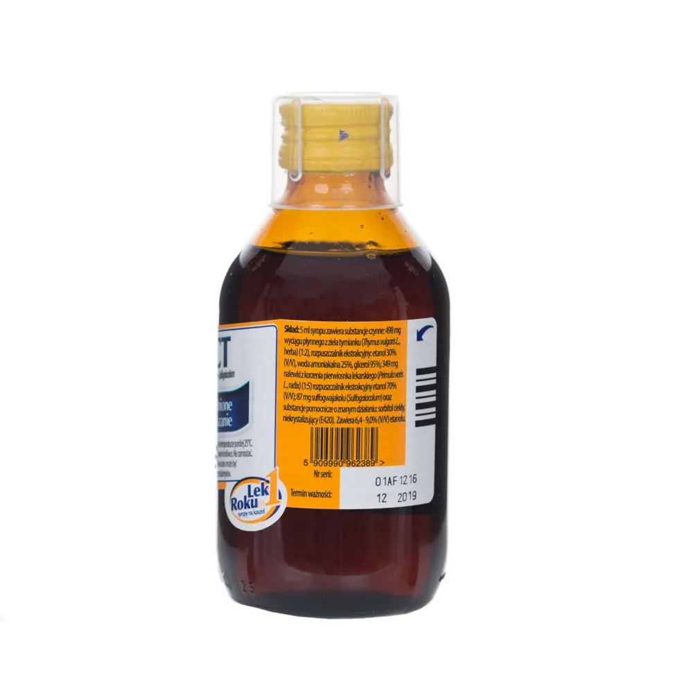 Herbapect syrop, ( Thymi Extractum fluidum + Primulae Tinctura + Sulfogaiacolum, 498 mg + 349 mg + 87 mg )/5ml, syrop, 240 g 
