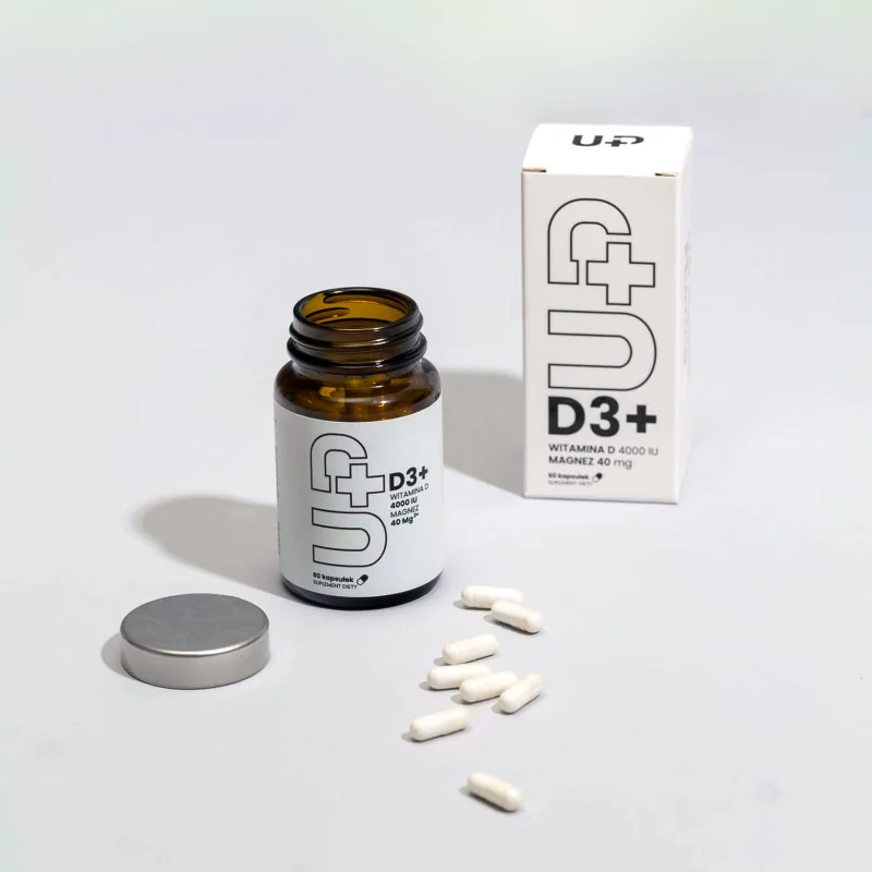 UP Health Pharma UP D3+ 60 kapsułek