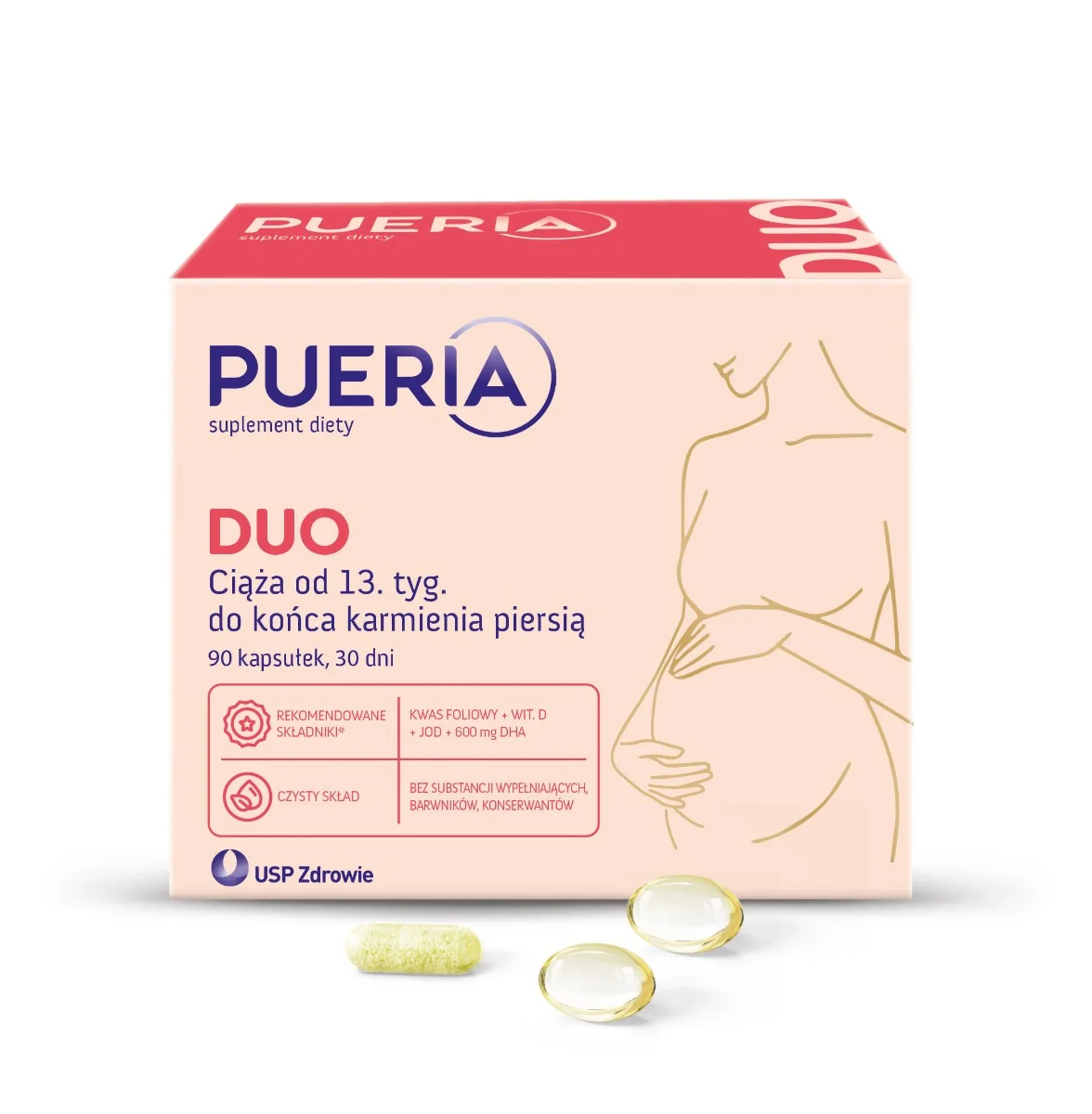 Pueria Duo suplement diety, 90 kapsułek