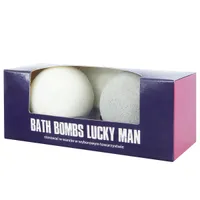 LaQ Lucky MAN zestaw kul kąpielowych Doberman i Kozioł, 2 x 120 g