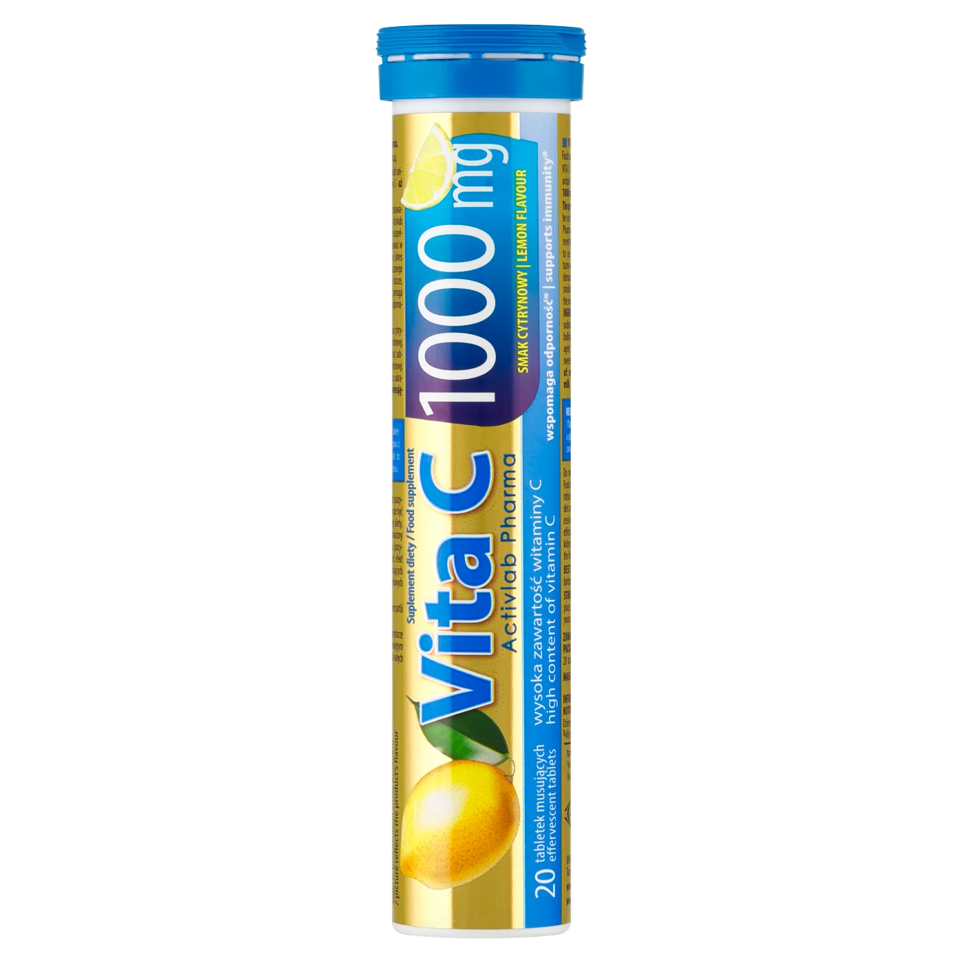Activlab Pharma Vita C 1000 mg cytryna, 20 tabletek musujących