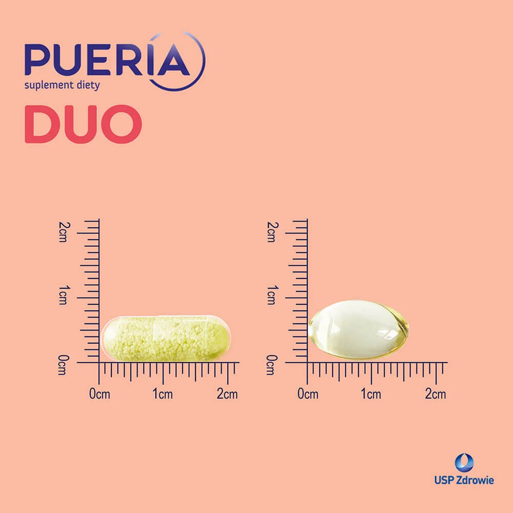 Pueria Duo suplement diety, 90 kapsułek