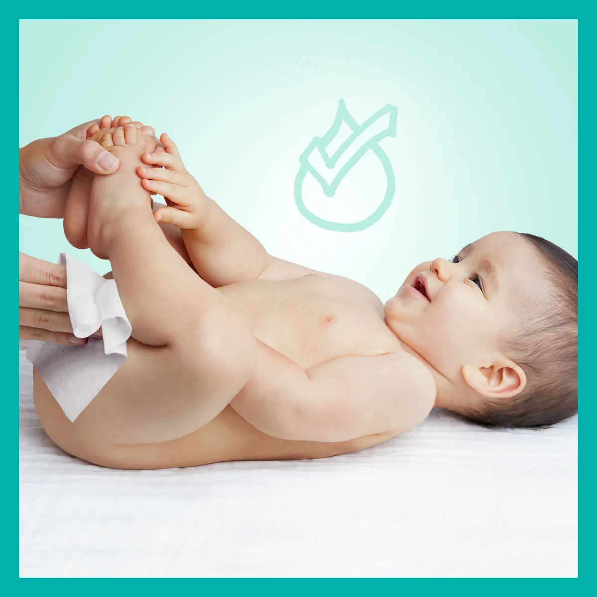 Pampers Coconut Pure nawilżane chusteczki dla dzieci, 3 x 42 szt.