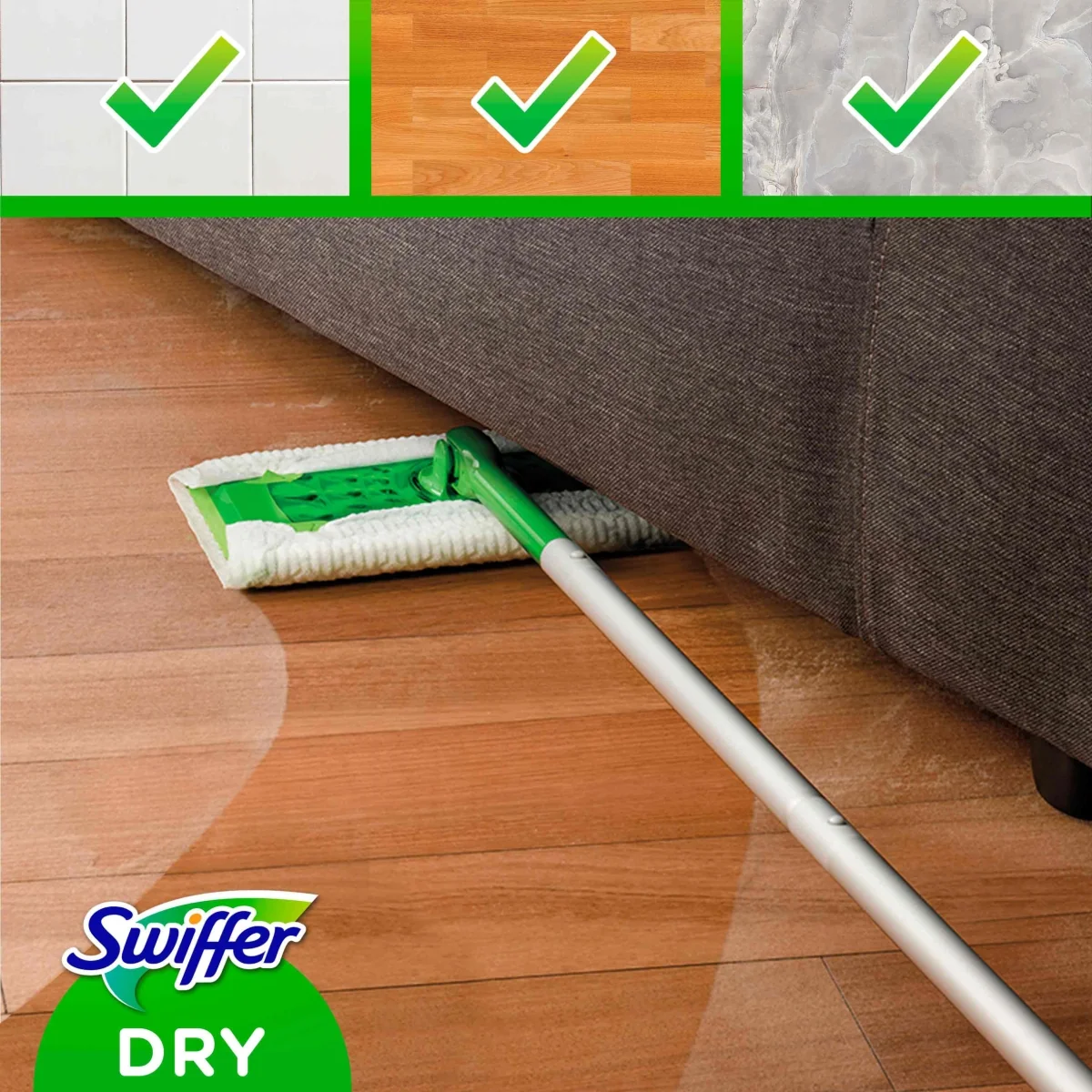 Swiffer Swiffer Ściereczki do zbierania kurzu z podłóg, wkłady wymienne, 18 sztuk